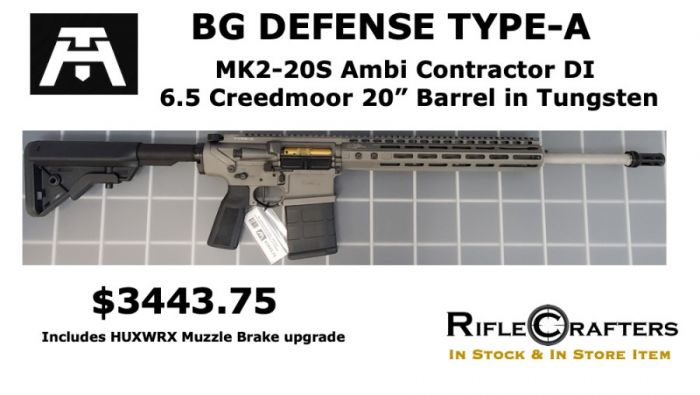 BG Defense Type-A 6.5 Creedmoor Contractor DI