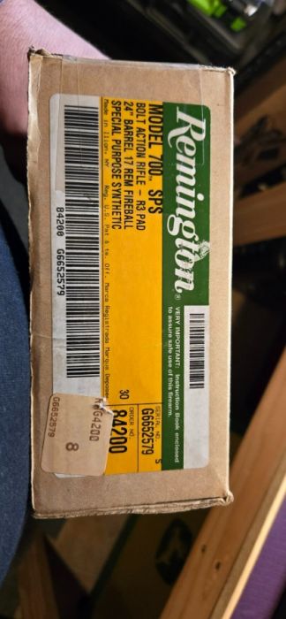 Rare Remington 700SPS, in .17 Fireball 