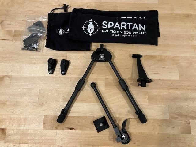 Spartan Javelin Carbon Bipod + Glassing Setup