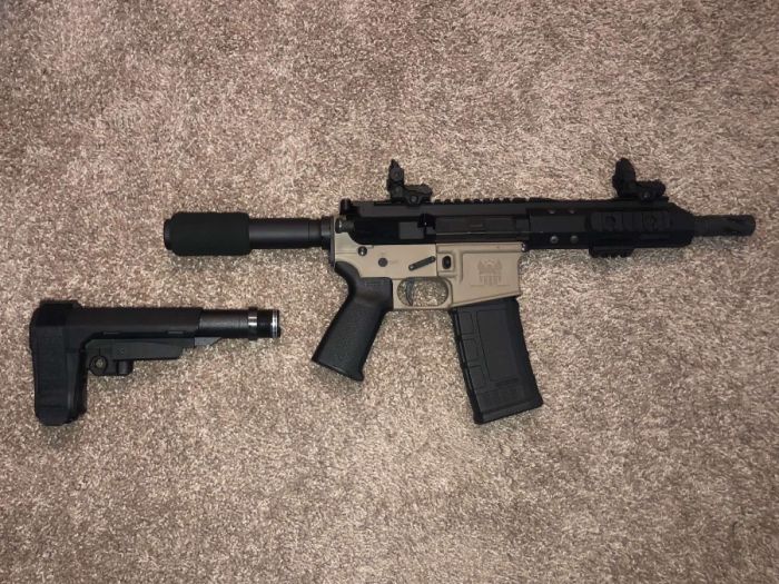 AR-Pistol 8’ barrel 300. Blackout