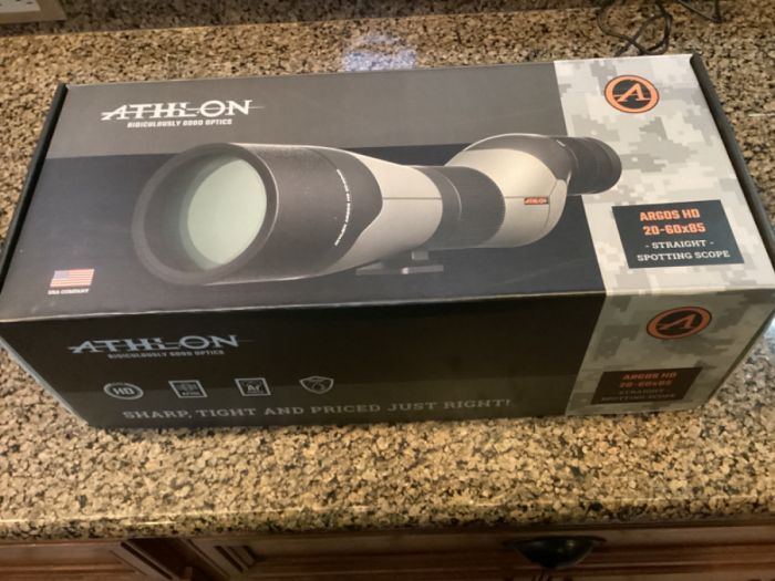 Athlon Optics Argos 20-60x85mm HD Spotting Scope